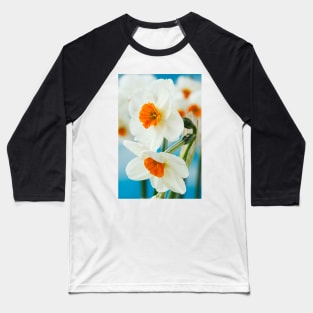 Narcissus  'Geranium'  AGM  Daffodil  Div. 8 Tazetta Baseball T-Shirt